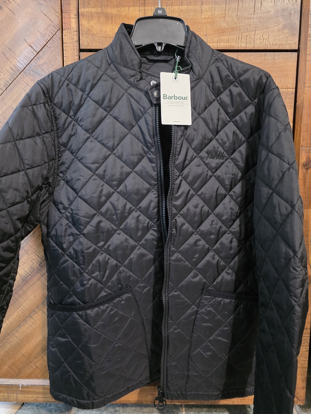 Barbour Black Quilted Lightweight Jacket